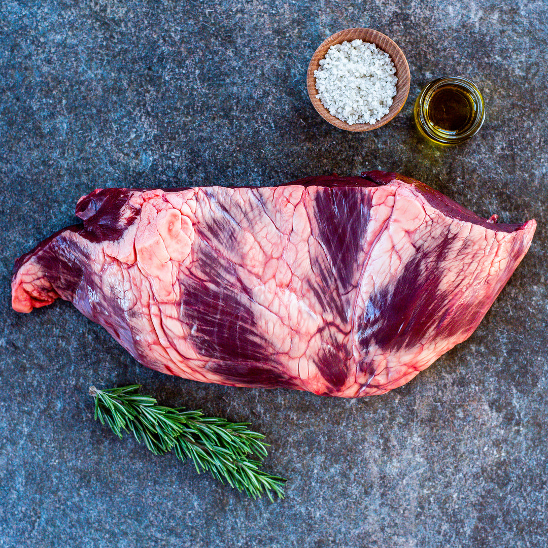 Beef Heart, Grass Fed, Regenerative, Non-Certified 3 lbs