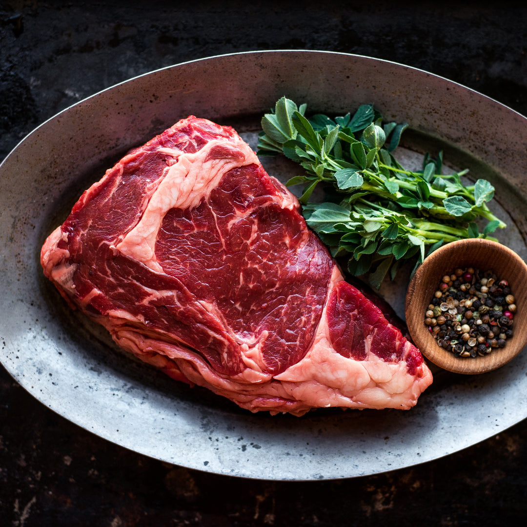 Ribeye Steak, Grass Fed, Regenerative, Non-Certified