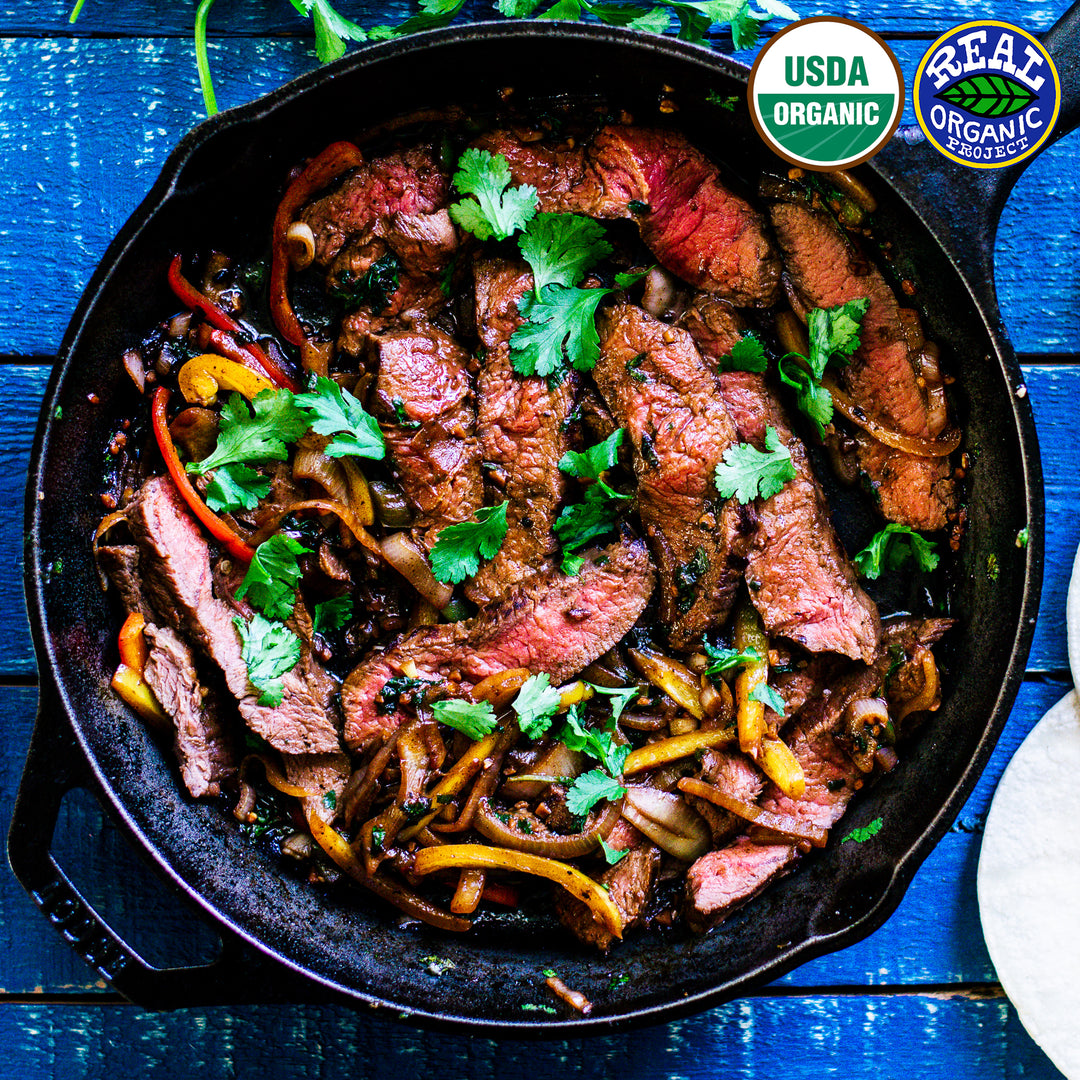 Regenerative Organic Grass Fed Flank Steak (1 lb)