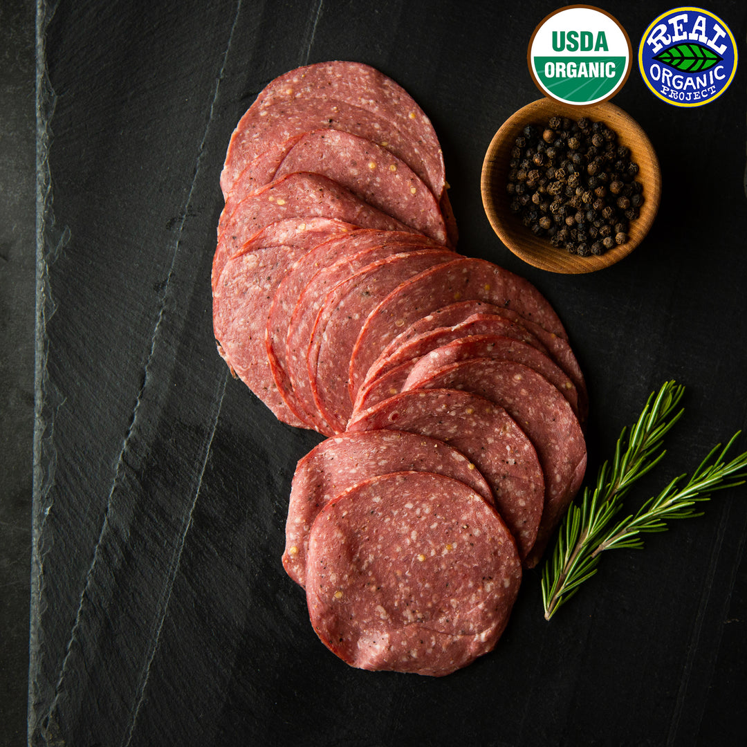 Organic Grass Fed Regenerative SLICED Summer Sandwich Meat 8 oz (limit 10)