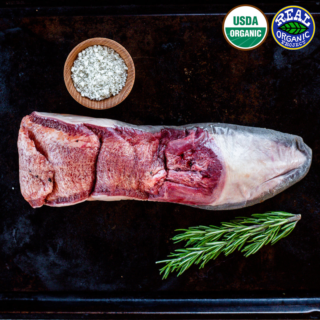 Organic Grass Fed Regenerative Beef Tongue