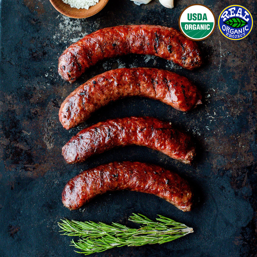 Regenerative Grass Fed Organic Beef Sausage Chorizo