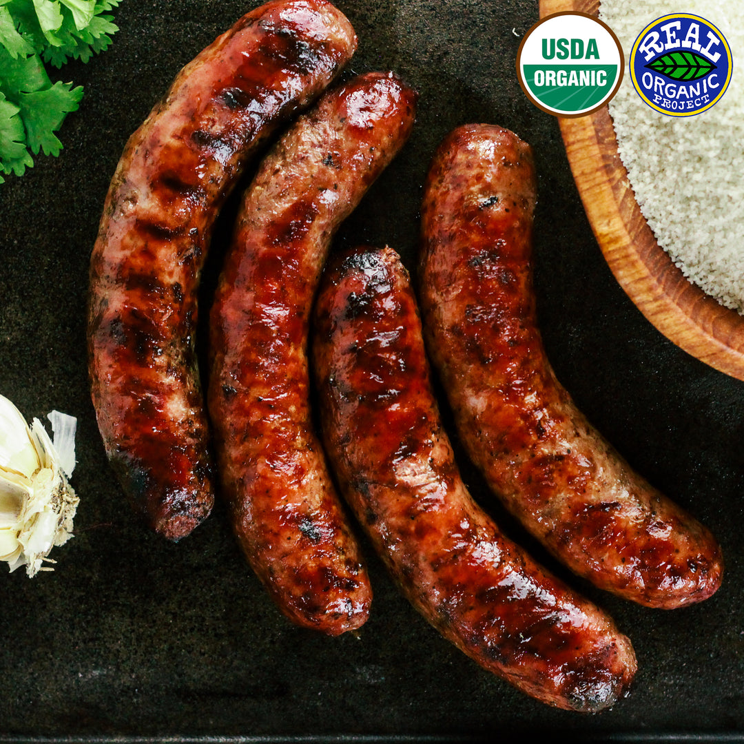 Organic Grass Fed Regenerative Sausage Kielbasa