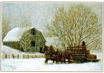 Card by Kaye York: Breaking New Snow