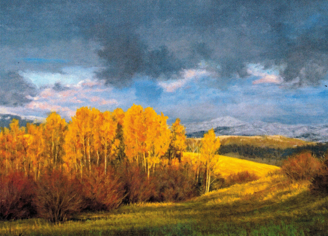 Card by Kaye York: Storm Over Bacon Creek