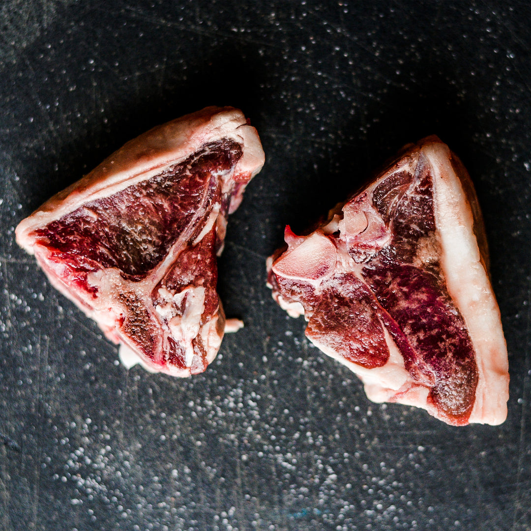 Organic Grass Fed Lamb Loin Chops 14+oz (limit 4 orders)