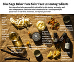 Blue Sage Balm Skin-Healing Calendula Face Lotion (ships separately)