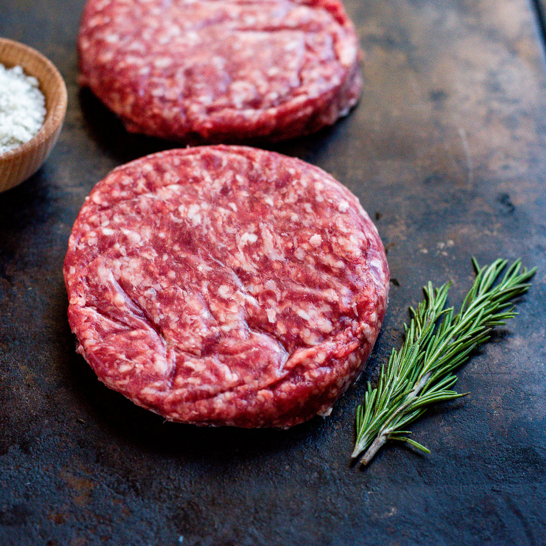 Organic Grass Fed Ground Beef Patties 1