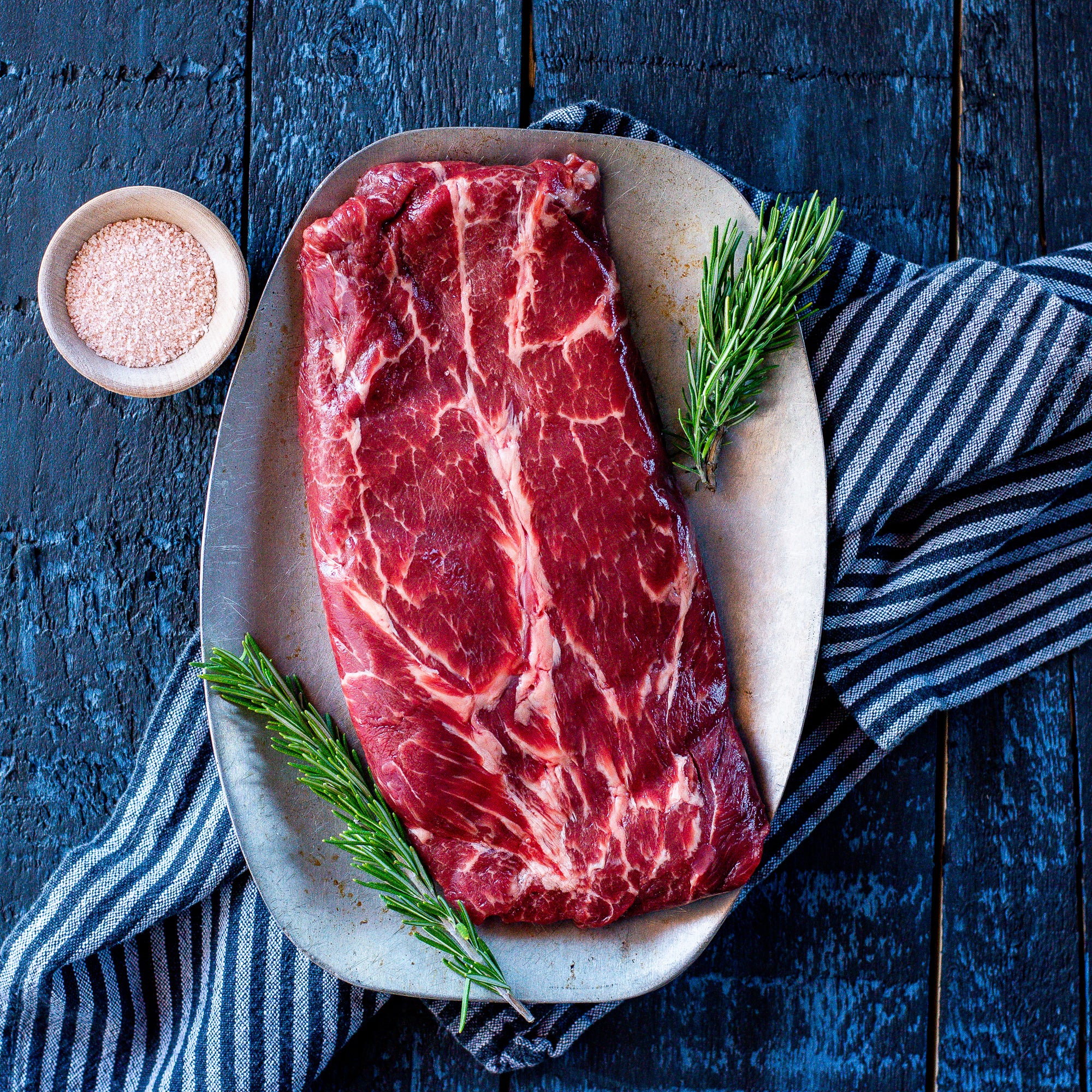 Organic Grass Fed Flatiron Steak 2+ lbs