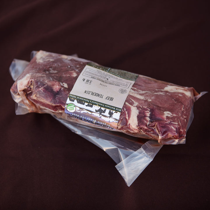 Untrimmed Tenderloin Roast Whole, Grass Fed, Regenerative, Non-Certified Whole (limit 1)