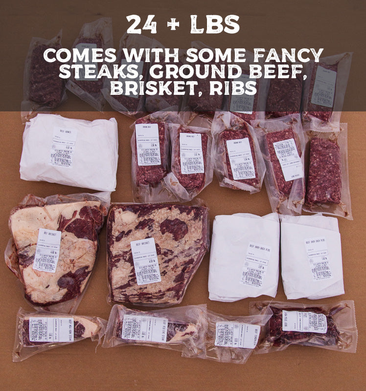 Grass Fed Smoker Beef Share Subscription (with Brisket + Ribs)