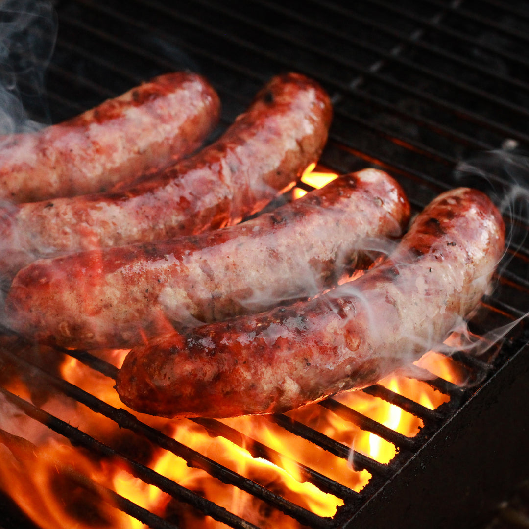 Organic Grass Fed Lamb Garlic Sausage