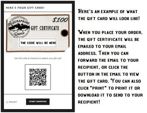 Alderspring Email Gift Certificate