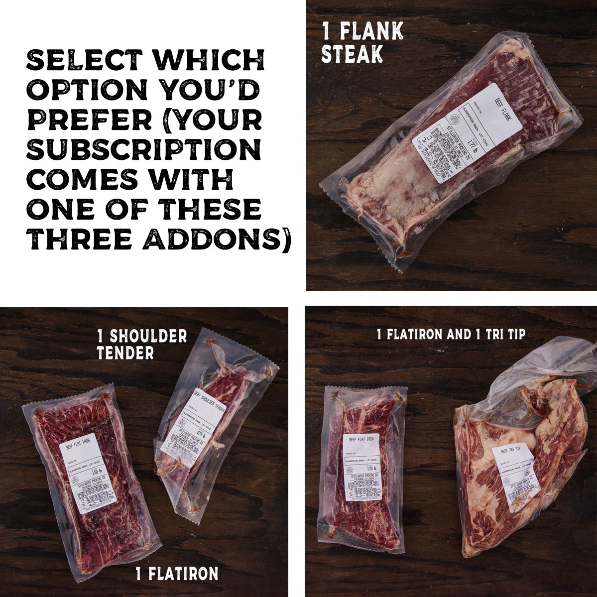 Steak Lover's Subscription Share (15+ lbs)